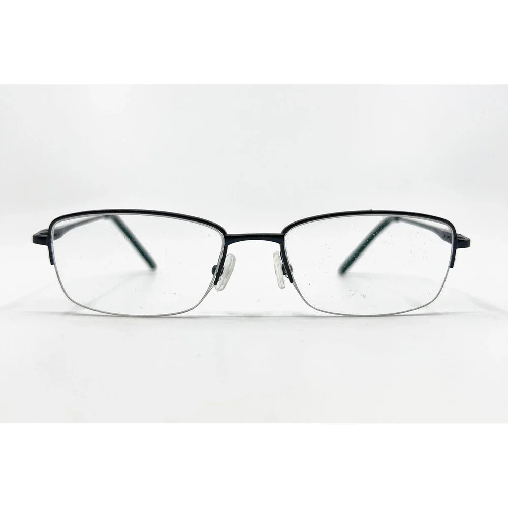 Saki Eyeglasses Mens Matte Black Handmade Mod 401 54/18/140 54mm